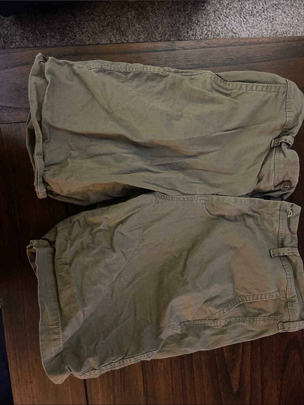 Aeropostale Olive Green Cargo Shorts